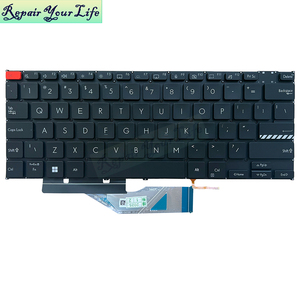 Brand New US RU Russian Backlight Laptop <strong>Keyboard</strong> for ASUS VIVOBOOK S 14X S5402 S3402 KM3402 <strong>Keyboard</strong> With Orange ESC <strong>Test</strong> Well - Product Image 1