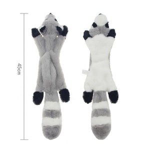 Juguete de peluche con sonido de animales al por mayor, nuevo, 1 unidad, sonido de mapache, ardilla, zorro, juguetes para masticar sin relleno para cachorros - Product Image 3