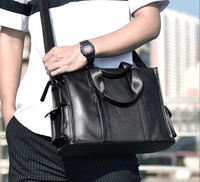 Nouvelle Sacoche Homme en Cuir PU Personnalisable 2026 – Grande Capacité pour Ordinateur Portable, Idéale pour le Bureau et les Affaires