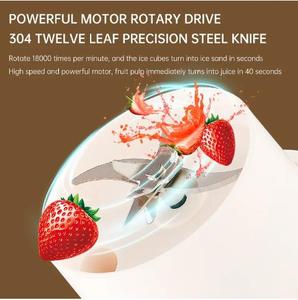 Vente chaude Portable Fruit Ice Mixer Cup <span class=keywords><strong>Blender</strong></span> USB Charge Juicers Portable Fruit <span class=keywords><strong>Blender</strong></span> - Product Image 4