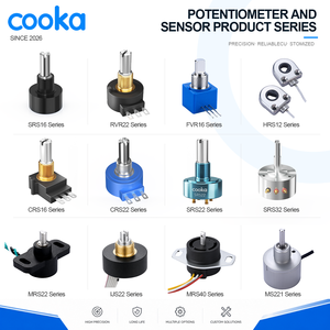 Potenziometro Rotativo Cooka 16mm 22mm 1K-50k, Potenziometro <span class=keywords><strong>di</strong></span> <span class=keywords><strong>Precisione</strong></span> a Film <span class=keywords><strong>di</strong></span> Carbonio, Sensore FCP22, Serie Sostitutiva 282 Pot - Product Image 2