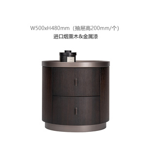 <span class=keywords><strong>Table</strong></span> <span class=keywords><strong>de</strong></span> <span class=keywords><strong>chevet</strong></span> simple moderne <span class=keywords><strong>ronde</strong></span> en bois massif avec 2 tiroirs grande capacité ménage noyer cylindrique chambre <span class=keywords><strong>table</strong></span> <span class=keywords><strong>de</strong></span> <span class=keywords><strong>chevet</strong></span> - Product Image 6