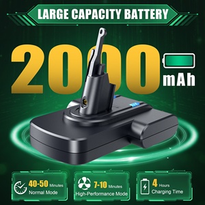 Batteries de remplacement pour aspirateur à main 21,6 V 2000 mAh pour <span class=keywords><strong>Dyson</strong></span> V6 V7 <span class=keywords><strong>V8</strong></span> Absolute Trigger <span class=keywords><strong>Animal</strong></span> Series - Product Image 2