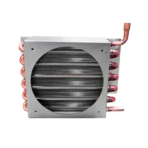 Finned Copper Tube Refrigeration Air Cooled Condenser Coil