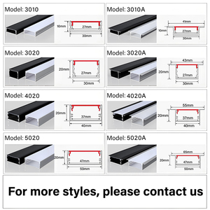 פרופיל סגסוגת אלומיניום קיר & תאורה מדרגות 10 x30 מ "מ אקווריום עם משטח אנודיז 90 - Product Image 4