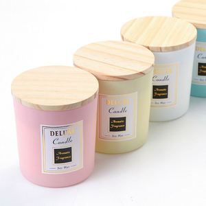 Bougie en verre parfumée de luxe personnalisée en gros pour la maison 2026 INS - Product Image 3