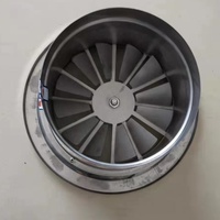 Diffuseur rond en acier inoxydable pour conduits d'air de climatisation HVAC, diffuseur de plafond à jet d'air tourbillonnant