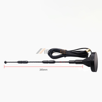 Antenne WiFi double bande étanche IP67 2,4 GHz 5,8 GHz à gain élevé 5 dBi avec base magnétique et câble de 2 m pour routeur et modem