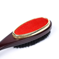 Brosse en poils de sanglier à manche court de haute qualité
