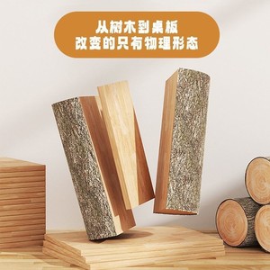 Oak <b>Round</b> Folding <b>Dining</b> <b>Table</b> With Induction Cooker And Turntable Extendable Solid Wood Multi Functional For <b>Small</b> Apartments - Product Image 3