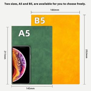2025 नए साल के अनुकूलन योग्य ए 5 बिजनेस नोटबुक थ्रेड सिलाई वाली 100 शीट भेड़ बार नरम चमड़े मुक्त लेटरिंग प्रचार - Product Image 4
