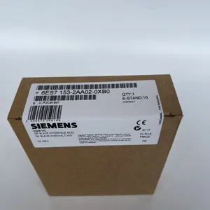 جهاز تحكم في المواد الكهربائية طراز Siemens- 6ES7153-2AA02-0XB0 جديد تمامًا وأصلي