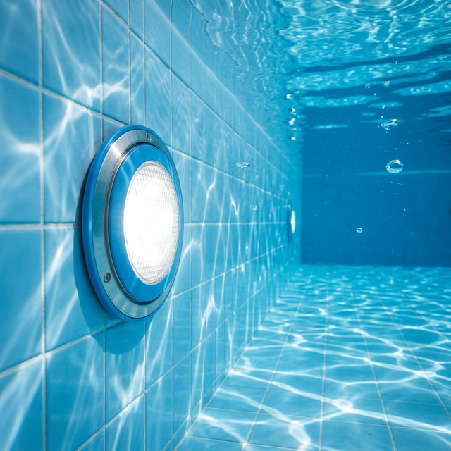 IP68 Underwater Pool Light Wall Mounted Buried Type Swimming Pool Lamp ABS Stainless Steel