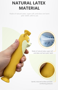 Juguete Masticable para Perros, de Látex, Largo, Interactivo, para Limpieza de Dientes, Duradero, con Sonido, Bonito - Product Image 3