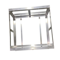 Cadre en alliage d'aluminium Cadres métalliques personnalisés Pièces en tôle d'acier inoxydable Traitement Shell Traitement CNC Pièces de soudage