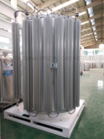 Réservoir de stockage cryogénique d'oxygène liquide, d'azote, d'argon et de CO2 de 1000 litres à 5000 litres, prix d'usine