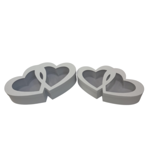 Spot (anpassbar) Hochwertige Doppelherz-Blumen <span class=keywords><strong>box</strong></span> <span class=keywords><strong>2</strong></span>-teilige Sets PVC-Fenster Herz-Geschenk <span class=keywords><strong>box</strong></span> Verpackungs <span class=keywords><strong>box</strong></span> zum Valentinstag - Product Image 6