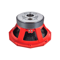 Caisson de basses actif de 18 pouces haute puissance, double couleur personnalisée, bobine vocale de 280 mm (5 pouces), enroulements intérieur et extérieur, surround