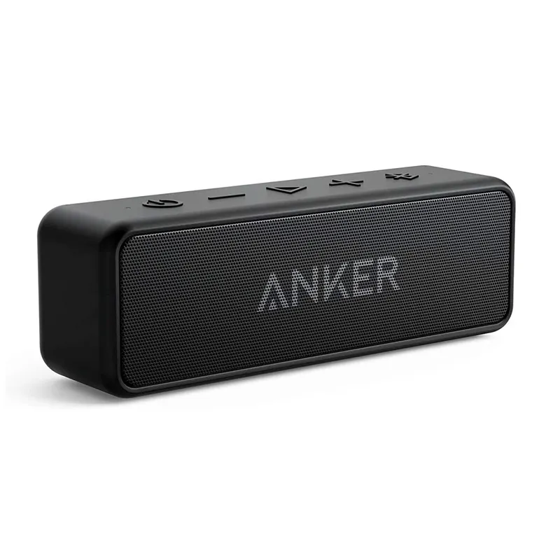 Anker için Soundcore 2 taşınabilir hoparlör ile 12W Stereo ses IPX7 su geçirmez 24-saat çalma süresi hoparlör için açık