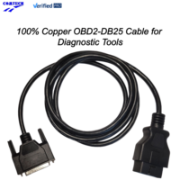 Cable de Diagnóstico OBDII a DB25 de Cobre 100% Premium 2464 24AWG para Ajuste de ECU de Automóviles y Diagnóstico de Vehículos