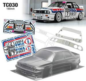 Coque de <span class=keywords><strong>voiture</strong></span> transparente E30 M3, pour <span class=keywords><strong>Tamiya</strong></span> kyosho HPI HSP <span class=keywords><strong>1</strong></span>/<span class=keywords><strong>10</strong></span> RC, carrosserie automobile tout-terrain - Product Image 3