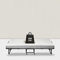 Lit pliant en fer de haute qualité au design moderne pour les chambres d'hôtel