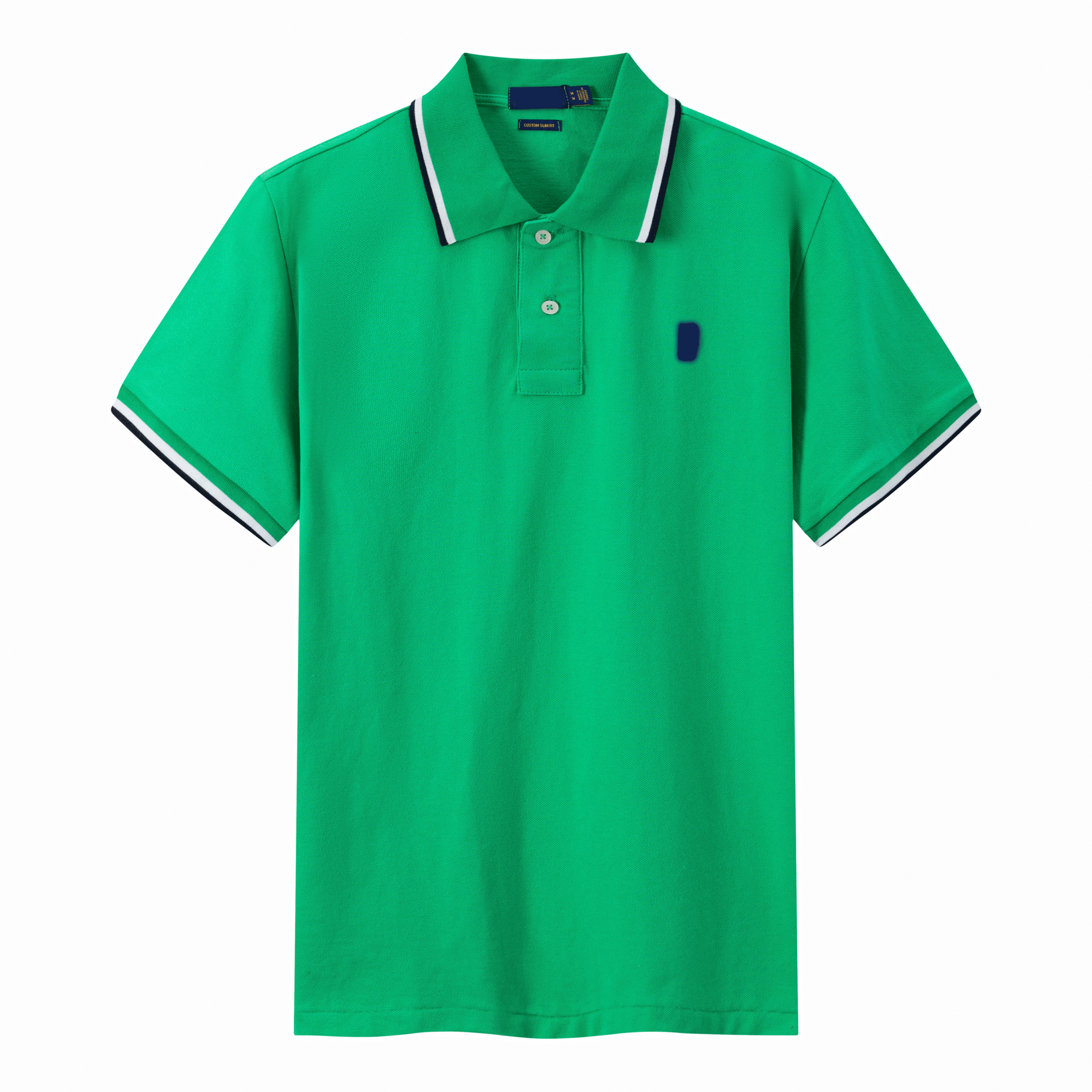 Green with navy RL logo