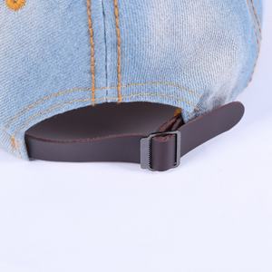 Casquette de baseball Bling pour femme, chapeau de soleil fantaisie en jean orné de strass, casquette de golf en jean cloutée, casquette à 6 panneaux à visière incurvée réglable - Product Image 6