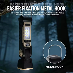 Multifunctional <b>Rechargeable</b> Emergency Car Repair Flashlight <b>LED</b> <b>Working</b> <b>Light</b> with Strong Magnetic Hook for Outdoor Indoor - Product Image 3