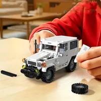 Cada C55042 2026 Nuevo MOC Coche de Carreras a Escala 1:24 FJ40, Ladrillos de Construcción Educativos DIY para Niños, Regalos, Sets de Bloques de Construcción