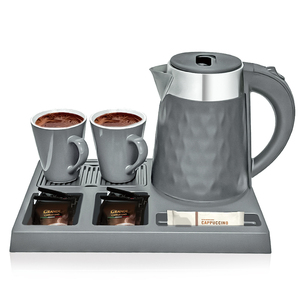 Bouilloire électrique <span class=keywords><strong>RAF</strong></span> 1500W Ébullition rapide Capacité 2,0L avec plateau pour ensemble à café et base pivotante à 360° pour un usage quotidien Hervidor Eléctrico - Product Image 4