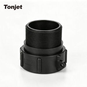 Adaptateur de valve IBC S60x6 polyvalent multi-tailles vers raccord fileté mâle BSP NPS pour tuyaux de 1/2, 3/4, 1, 1-1/2, 2 pouces - Product Image 1
