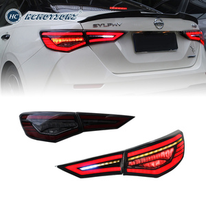 HCMOTIONZ - Luces Traseras para Automóviles, Estilo de Coche, 2019 2020 2021 2022, Luces Traseras LED DRL para <span class=keywords><strong>Nissan</strong></span> Sylphy Sentra <span class=keywords><strong>Pulsar</strong></span> - Product Image 1