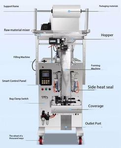Machine de remplissage et de scellage entièrement automatique pour liquides et pâtes, machine de remplissage quantitative multifonctionnelle, machine d'emballage alimentaire - Product Image 4