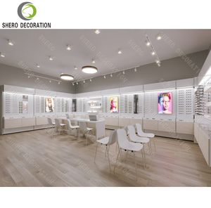 Luxury Optical Shop Furniture Customized Wall Mounted Eyewear Display Durable Eyeglasses Display Cabinet For Eyewear Display - Product Image 3