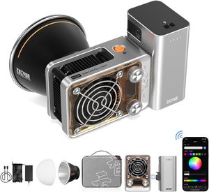 Luz de vídeo ZHIYUN Molus X60 60W RGB con batería de agarre, iluminación de fotografía, de aplicación para grabación de vídeo Control, disparo de retrato - Product Image 1