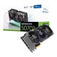 Desain Kipas Tiga Gaya Gaming untuk Komputer, Kartu Grafis RTX5070, Model Tampilan GPU, Contoh Dummy