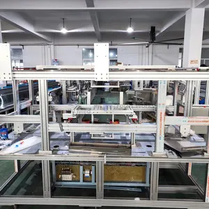 Set mesin perakitan infusi, jalur produksi medis