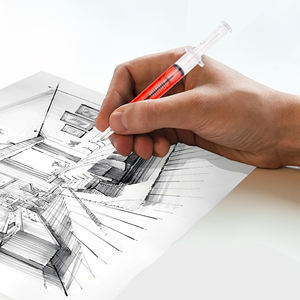 Bolígrafos Creativos con Forma de Jeringa Realista, Lindos Bolígrafos con Punta de Inyección, con Logotipo Personalizado Impreso en Plástico, Regalo - Product Image 5