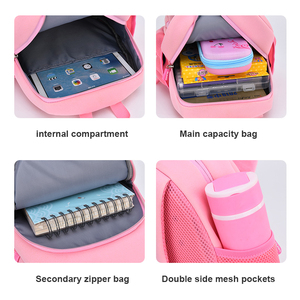 최소 주문 수량 2개, 방수 스쿨백 세트(레인커버 포함), 도매 유통 및 학교 공급업체 주문용 - Product Image 5