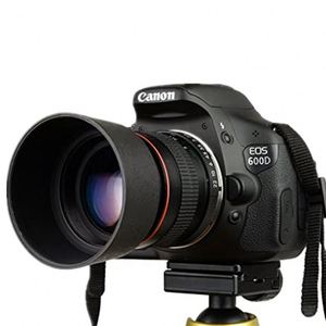 เลนส์เทเลโฟโต้ระยะกลาง 85 มม. F1.8 โฟกัสแบบแมนนวล สำหรับกล้องฟูลเฟรม Canon EOS Rebel T8i T7i T7 T6 T3i T2i 4000D 2000D 1300D 850 - Product Image 2