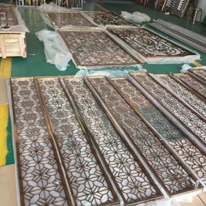 Schermo da <span class=keywords><strong>giardino</strong></span> in acciaio Corten con pannelli in metallo decorativo <span class=keywords><strong>per</strong></span> la Privacy all'aperto con taglio Laser personalizzato - Product Image 5