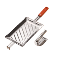 Machine à Spätzle en acier inoxydable AES Kitchen T288-1 pour pâtes et nouilles maison, compatible lave-vaisselle