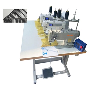 Máquinas de coser pelucas de tres cabezales, económicas, de cama plana, profesionales, computarizadas, para la confección de pelucas. - Product Image 1