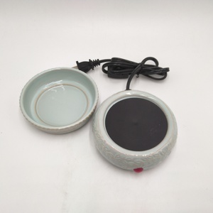 Difusor Eléctrico de Cera Aromática de Cerámica y Calentador de Velas Perfumadas con Certificación CE para Aceite de Fragancia y Quemador de Tartas, Luz Nocturna - Product Image 4