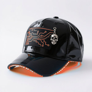 <span class=keywords><strong>Gorra</strong></span> <span class=keywords><strong>de</strong></span> béisbol con luz LED y logotipo personalizado, <span class=keywords><strong>gorra</strong></span> <span class=keywords><strong>de</strong></span> béisbol negra con ala <span class=keywords><strong>Original</strong></span> curvada, <span class=keywords><strong>gorra</strong></span> <span class=keywords><strong>de</strong></span> béisbol <span class=keywords><strong>de</strong></span> músico <span class=keywords><strong>de</strong></span> Rock para fiesta <span class=keywords><strong>de</strong></span> concierto Idol Star - Product Image 4