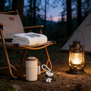 450ml 316 Stainless Steel Coffee Cup + <b>Towel</b> + Keychain Gift Set-Thanksgiving & <b>Christmas</b> Edition - Product Image 3