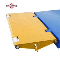 Xinjintuo Rampe de levage de voiture à ciseaux portable à hauteur moyenne 3000 kg, élévateur hydraulique pour véhicules avec actionnement électrique, plateforme de levage automobile