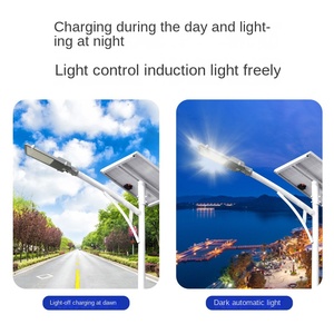 ไฟถนน LED พลังงานแสงอาทิตย์กันน้ำ60W 80W 100W 120W W แผงโซลาร์เซลล์80 6V 50000W ใหม่สำหรับการใช้ในภูมิทัศน์ - Product Image 4