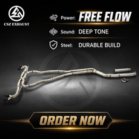Nouvel échappement de performance CSZ pour BMW G30 530i 540i B58 3.0T en acier inoxydable 304, échappement à soupapes, accessoires auto, tuyau droit, catback